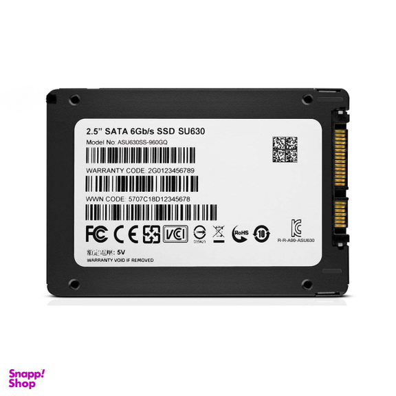 SSD اینترنال ای دیتا (Adata) مدل Ultimate SU630 ظرفیت 480 گیگابایت