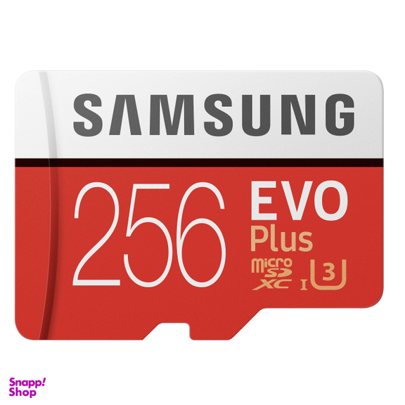 کارت حافظه microSDXC سامسونگ (Samsung) مدل Evo Plus کلاس 10 استاندارد UHS-I U3 سرعت 100MBps ظرفیت 256 گیگابایت