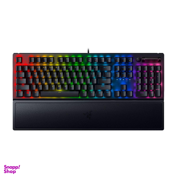 کیبورد مخصوص بازی ریزر (Razer) مدل BLACKWIDOW V3 Chroma RGB With Green Switch