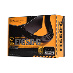 منبع تغذیه کامپیوتر پی سی کولر (silverstone) مدل Essential SST-ET650-G