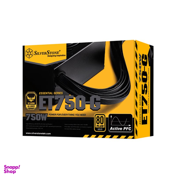 منبع تغذیه کامپیوتر پی سی کولر (silverstone) مدل Essential SST-ET750-G