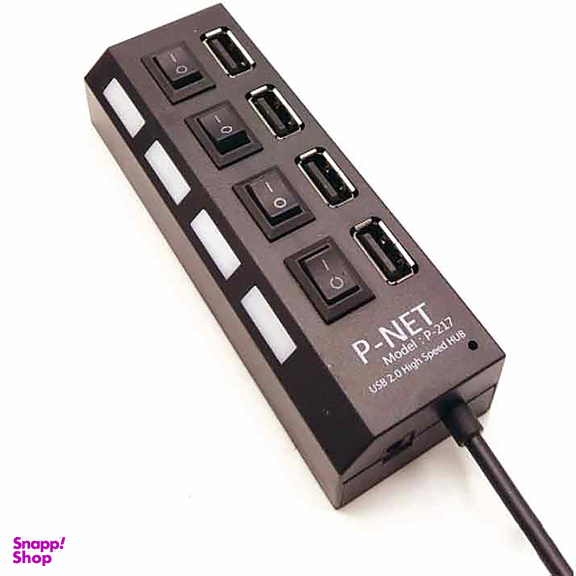 هاب یو اس بی 4 پورت پی نت (P-Net) مدل P-217