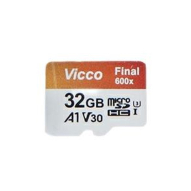 کارت حافظه microSDHC ویکومن (Vico Man) مدل Final 600X Plus کلاس 10 سرعت 90MBps ظرفیت 32 گیگابایت رنگ سفید