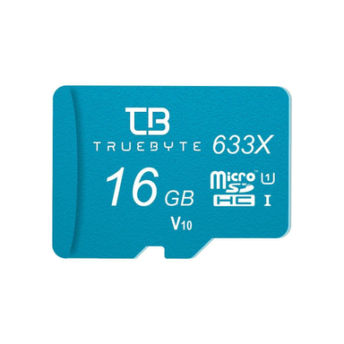 کارت حافظه microSD HC تروبایت (Truebyte) مدل 633X-V10 کلاس 10 استاندارد UHS-I U1 ظرفیت 16 گیگابایت همراه با کارت خوان