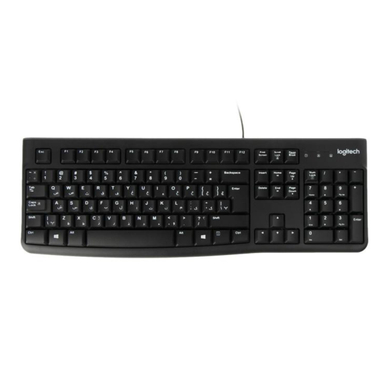 کیبورد باسیم لاجیتک (Logitech) مدل K120 با حروف فارسی