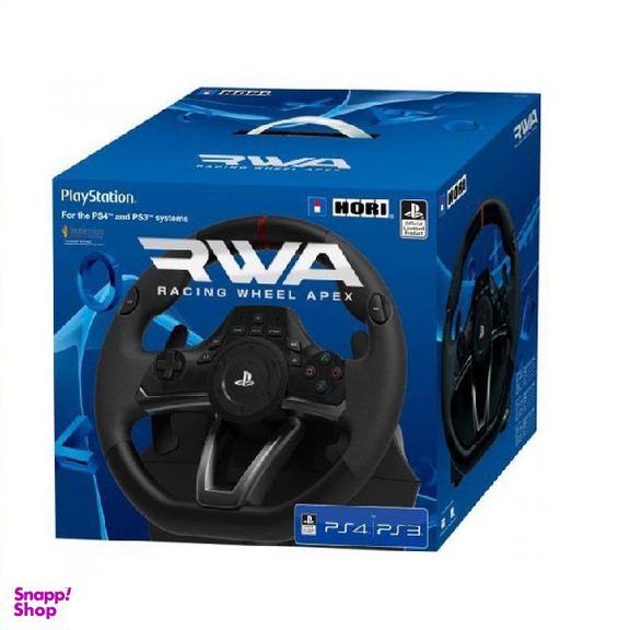 فرمان بازی بی سیم اپکس مدل Hori Racing Wheel مناسب برای PS4 – PS3