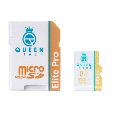 کارت حافظه microSDHC کویین تک (Queen Tech) مدل Elite pro 566X کلاس 10 استاندارد UHS-I U1 ظرفیت 8 گیگابایت
