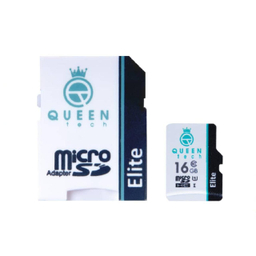 کارت حافظه microSDHC کویین تک (Queen Tech) مدل Elite 433X کلاس 10 استاندارد UHS-I U1 ظرفیت16گیگابایت به همراه آداپتور SD