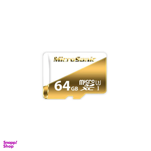 کارت حافظه microSDXC میکروسونیک (Microsonic) مدل NC2010 کلاس 10 استاندارد UHS-I U3 سرعت 80MBps ظرفیت 64گیگابایت