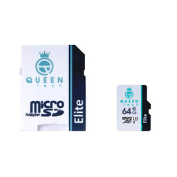 کارت حافظه microSDXCC کویین تک (Queen Tech) مدل Elite 433Xکلاس 10 استاندارد UHS-I U3 ظرفیت64گیگابایت به همراه آداپتور SD