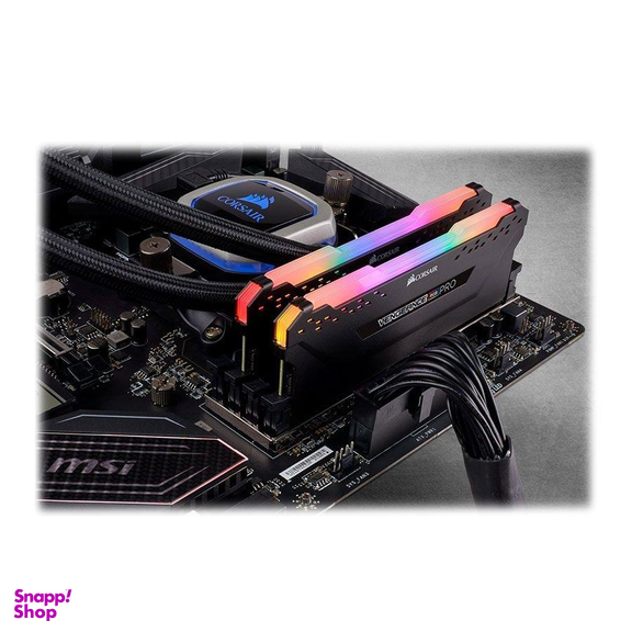 رم دسکتاپ DDR4 دو کاناله 3200 مگاهرتز CL16 کورسیر (Corsair) مدل VENGEANCE RGB PRO ظرفیت 32 گیگابایت