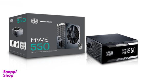 منبع تغذیه کامپیوتر کولر مستر (Cooler Master) مدل MWE white 550 رنگ مشکی