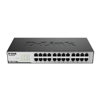 سوییچ 24 پورت غیر مدیریتی و دسکتاپ دی لینک (D Link) مدل DES-1024D