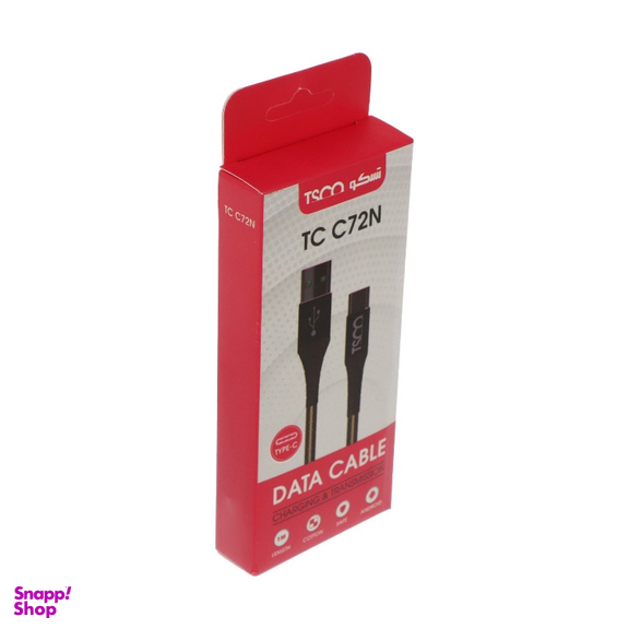 کابل تبدیل USB به USB-C تسکو (Tsco) مدل TC C72N طول 1 متر