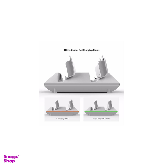 پایه شارژ دسته بازی Xbox One S اسپارک فاکس (Sparkfox)مدل Dual Controller Charger به همراه 2 عدد باتری