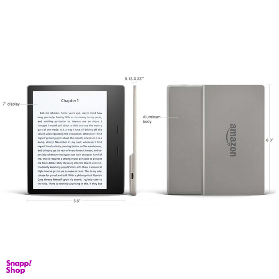 کتاب خوان آمازون (Amazon) مدل KIndle Oasis 2019 WiFi ظرفیت 32 گیگابایت رنگ نوک مدادی