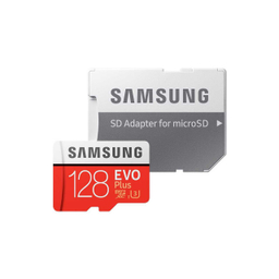 کارت حافظه microSDXC سامسونگ مدل Evo Plus کلاس 10 استاندارد UHS-I U3 سرعت 100MBps همراه با آداپتور SD ظرفیت 128 گیگابایت