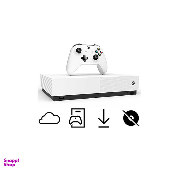 کنسول بازی مایکروسافت مدل Xbox One S ALL DIGITAL ظرفیت 1 ترابایت