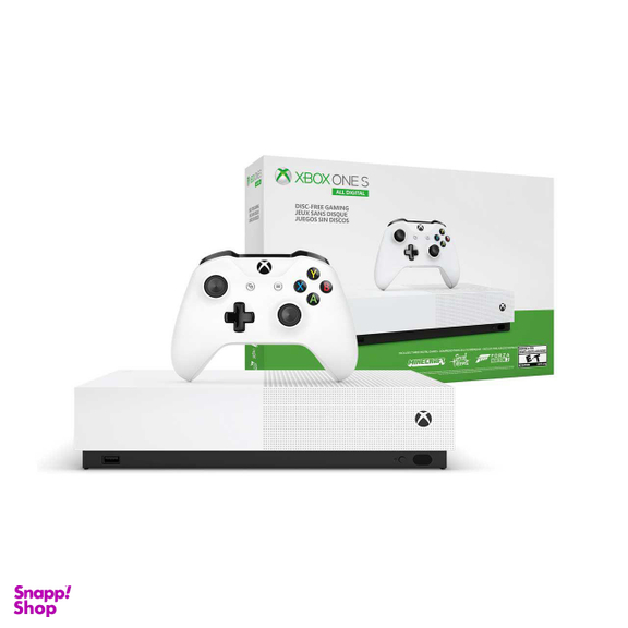 کنسول بازی مایکروسافت مدل Xbox One S ALL DIGITAL ظرفیت 1 ترابایت