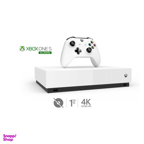 کنسول بازی مایکروسافت مدل Xbox One S ALL DIGITAL ظرفیت 1 ترابایت