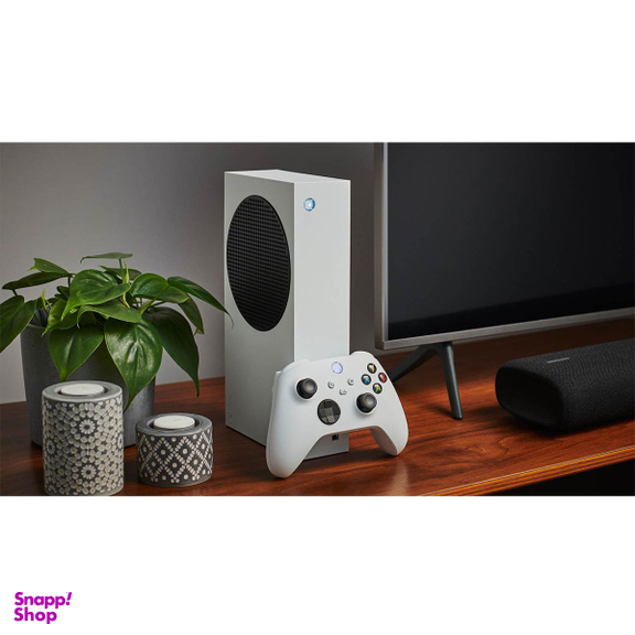 مجموعه کنسول بازی مایکروسافت مدل Xbox Series S ظرفیت 500 گیگابایت به همراه دسته اضافی رنگ سفید