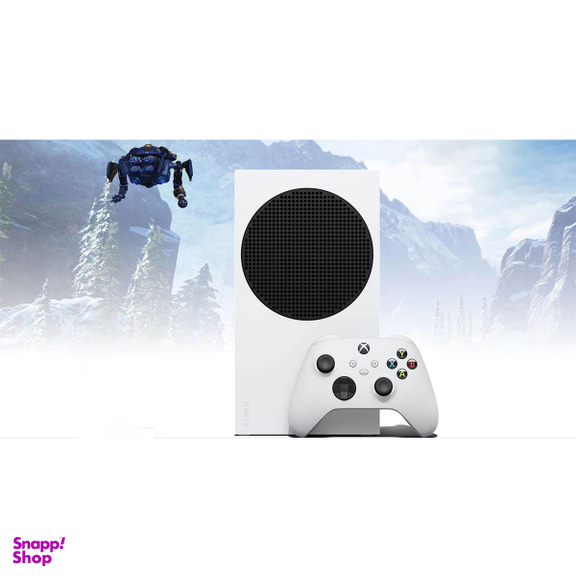 مجموعه کنسول بازی مایکروسافت مدل Xbox Series S ظرفیت 500 گیگابایت به همراه دسته اضافی رنگ سفید