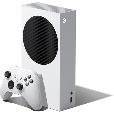 مجموعه کنسول بازی مایکروسافت مدل Xbox Series S ظرفیت 500 گیگابایت به همراه دسته اضافی رنگ سفید