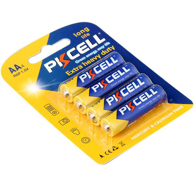 باتری قلمی پیکسل (Pikcell) مدل Extra Heavy Duty بسته 4 عددی