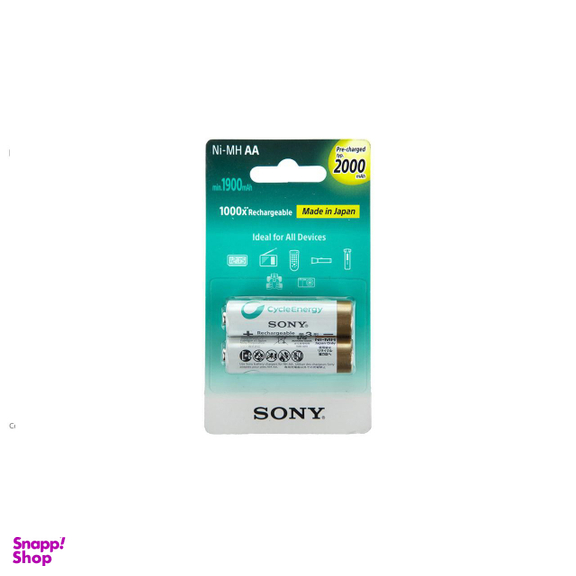 باتری قلمی قابل شارژ سونی (Sony) مدل NH-AA-B2KN بسته 2 عددی