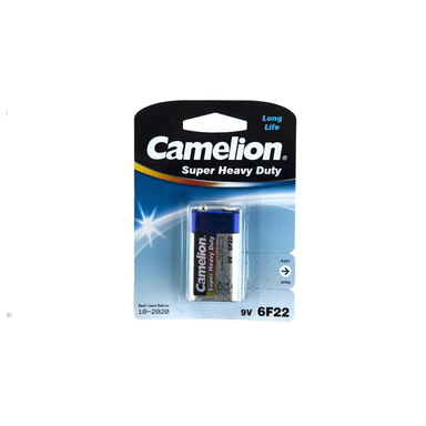 باتری کتابی کملیون (Camelion) مدل Super Heavy Duty 6F22 ولتاژ 9 ولت