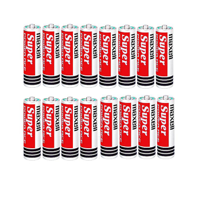 باتری قلمی مکسل (Maxell) مدل Super POWER ACE بسته 16 عددی