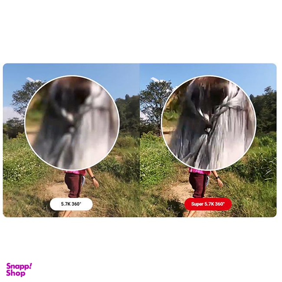 دوربین فیلم برداری ورزشی اینستا 360 (Insta360 Go) مدل ONE R به همراه لوازم جانبی