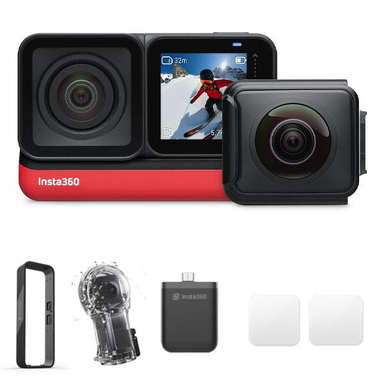 دوربین فیلم برداری ورزشی اینستا 360 (Insta360 Go) مدل ONE R به همراه لوازم جانبی