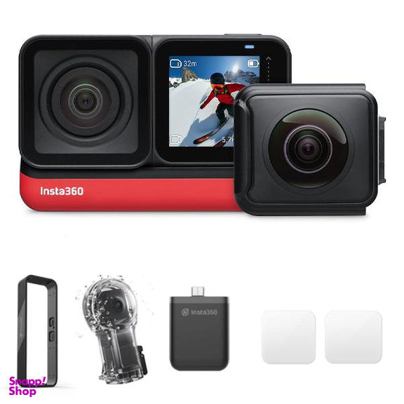 دوربین فیلم برداری ورزشی اینستا 360 (Insta360 Go) مدل ONE R به همراه لوازم جانبی