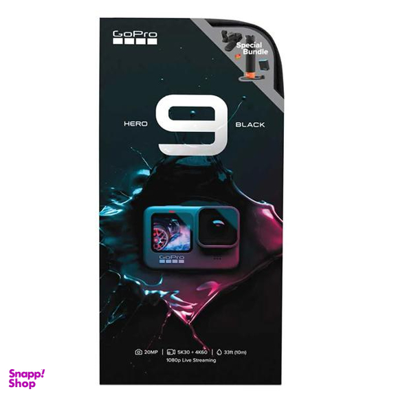 دوربین فیلم برداری گوپرو (GoPro) مدل HERO 9 Black به همراه لوازم جانبی