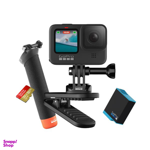 دوربین فیلم برداری گوپرو (GoPro) مدل HERO 9 Black به همراه لوازم جانبی