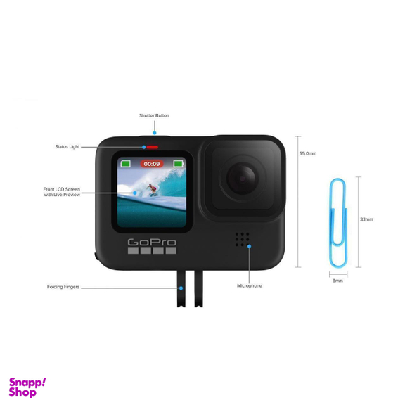 دوربین فیلم برداری ورزشی گوپرو (GoPro) مدل Hero 10 به همراه لوازم جانبی