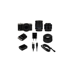 دوربین دیجیتال سامسونگ (Samsung) مدل NX300 به همراه لنز 18-55mm و 45mm رنگ مشکی