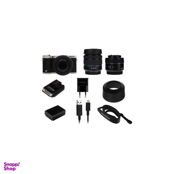 دوربین دیجیتال سامسونگ (Samsung) مدل NX300 به همراه لنز 18-55mm و 45mm رنگ مشکی