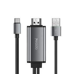 کابل Type-Cبه Hdmi یسیدو (Yesido) سری 4k مدل HM02 طول 1.8 متر