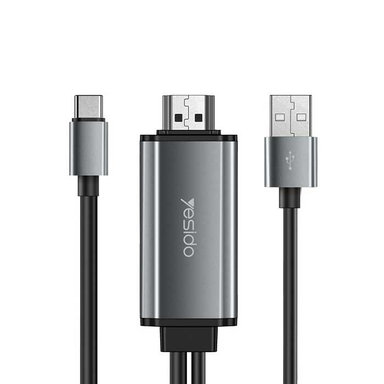 کابل Type-Cبه Hdmi یسیدو (Yesido) سری 4k مدل HM02 طول 1.8 متر