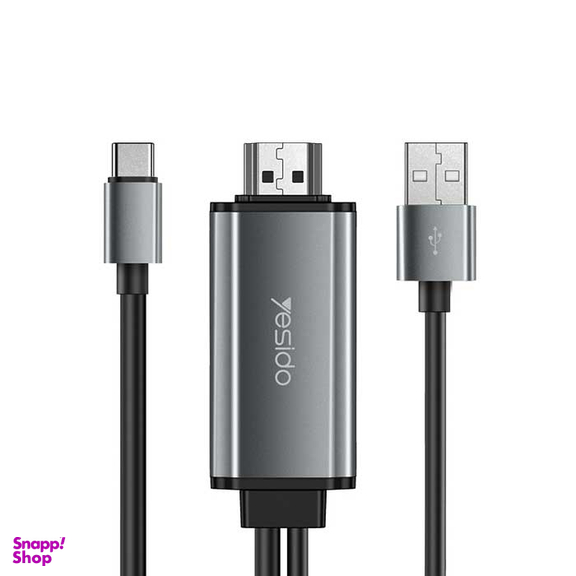 کابل Type-Cبه Hdmi یسیدو (Yesido) سری 4k مدل HM02 طول 1.8 متر