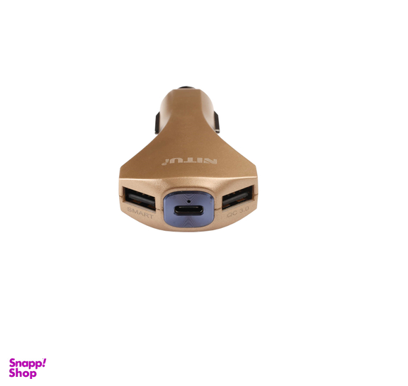 شارژر فندکی 3 پورت فست شارژ QC3.0 نیتو (Nitu) مدل NT-CC15