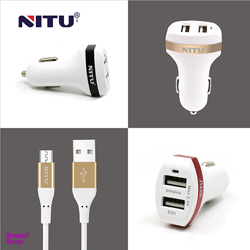 شارژر فندکی 2پورت نیتو مدل NT-CC817