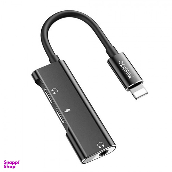 مبدل Aux Lightning یسیدو (Yesido) مدل YAU13 با قابلیت شارژ