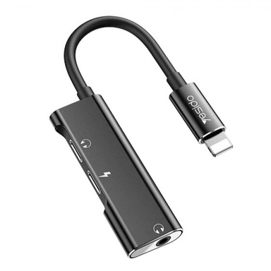 مبدل Aux Lightning یسیدو (Yesido) مدل YAU13 با قابلیت شارژ