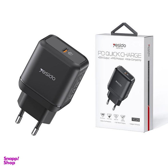 شارژر دیواری یسیدو مدل YC29 توان 25 وات