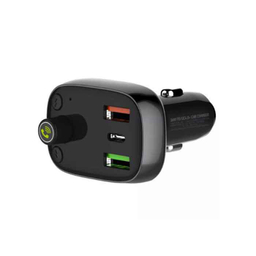 شارژر فندکی فست الدینیو (Ldnio) مدل C704Q با کابل Micro-USB همراه FM Transmitter