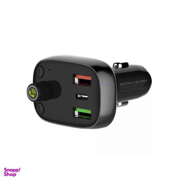 شارژر فندکی فست الدینیو (Ldnio) مدل C704Q با کابل Micro-USB همراه FM Transmitter