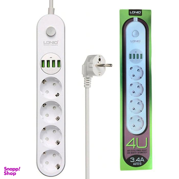 چند راهی برق الدینیو (Ldnio) مدل SE4432 به طول 2 متر